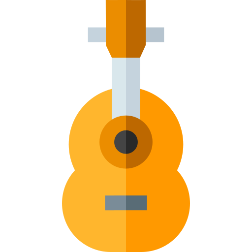 gitara Basic Straight Flat ikona