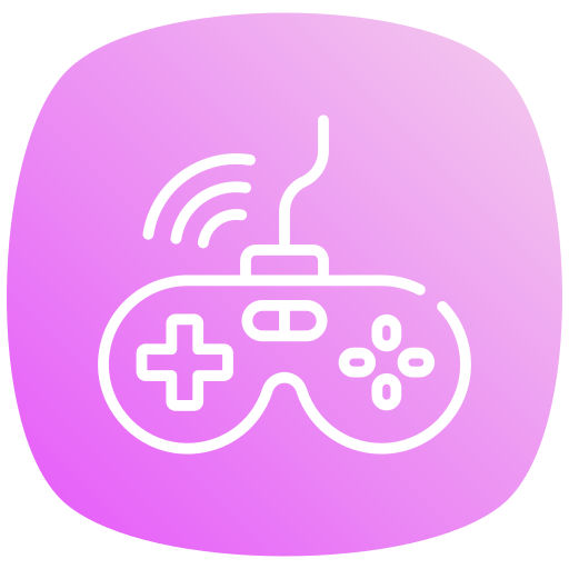 mando de juegos Generic gradient fill icono