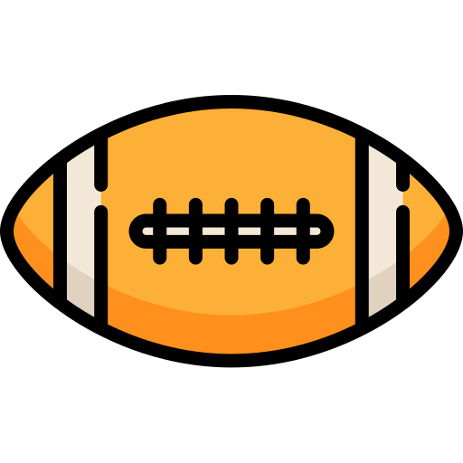 Fútbol americano Special Lineal color icono