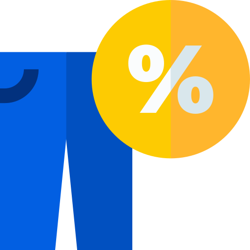 Pantalones Basic Straight Flat icono