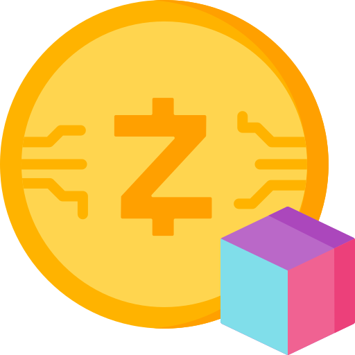 zcash Special Flat icoon