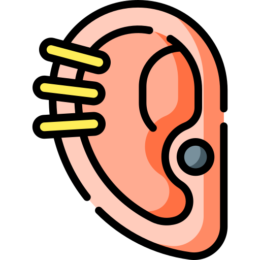 Oído Special Lineal color icono