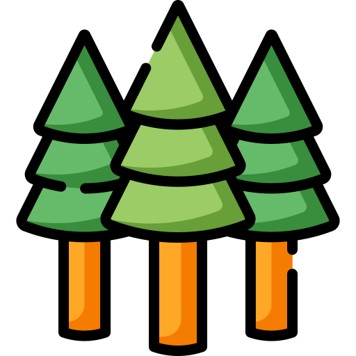 Bosque Special Lineal color icono