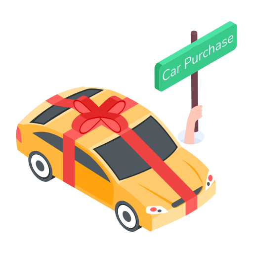 compra de auto Generic color fill icono