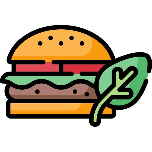 burger végétalien Special Lineal color Icône