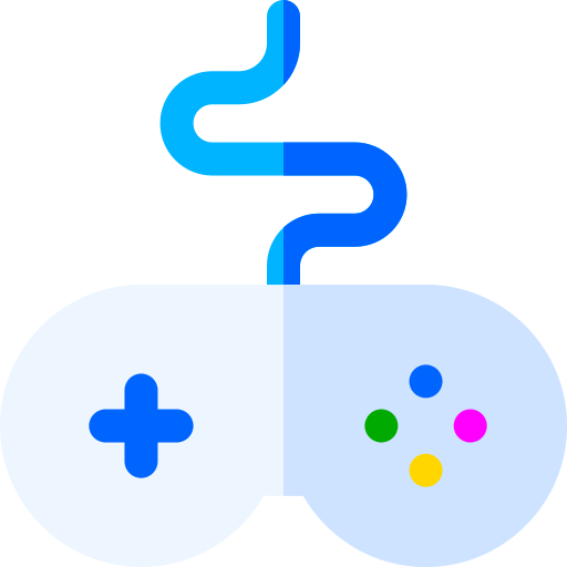 gamepad Basic Rounded Flat icoon