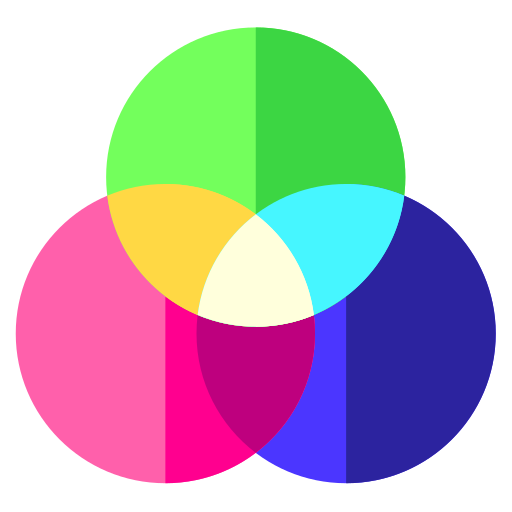 색깔 Basic Rounded Flat icon