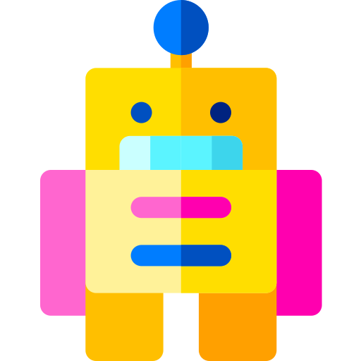 Robot Basic Rounded Flat icon