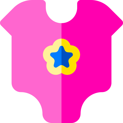 Ropa de bebé Basic Rounded Flat icono