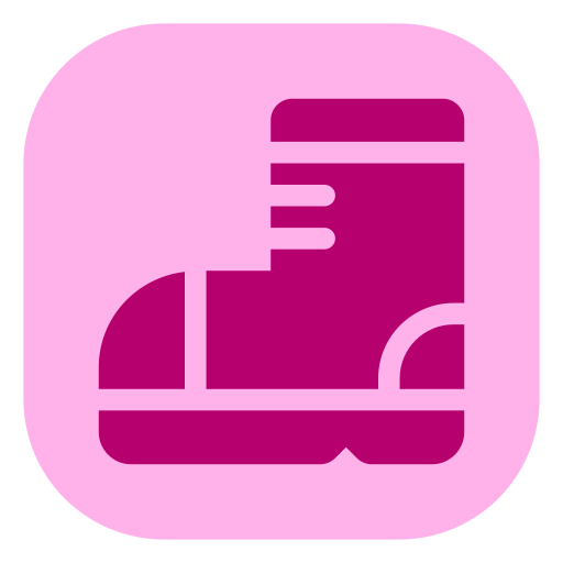 botas Generic color fill icono