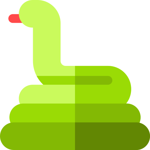 Snake Basic Rounded Flat icon