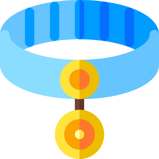 halsband Basic Rounded Flat icon