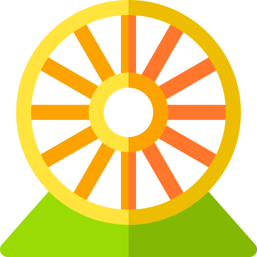 Hamster wheel Basic Rounded Flat icon