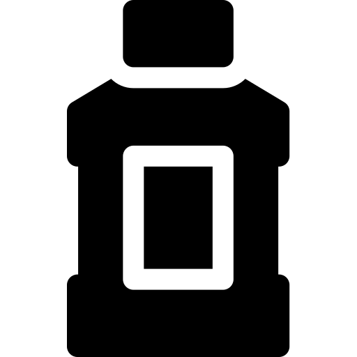 Enxaguatório bucal Basic Rounded Filled Ícone