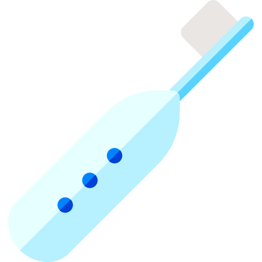 Electric toothbrush Basic Rounded Flat icon