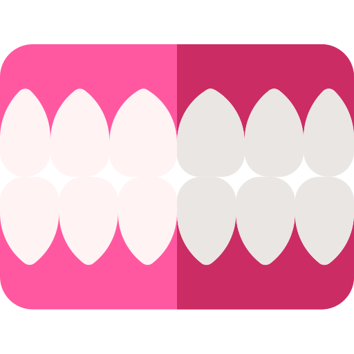zęby Basic Rounded Flat ikona