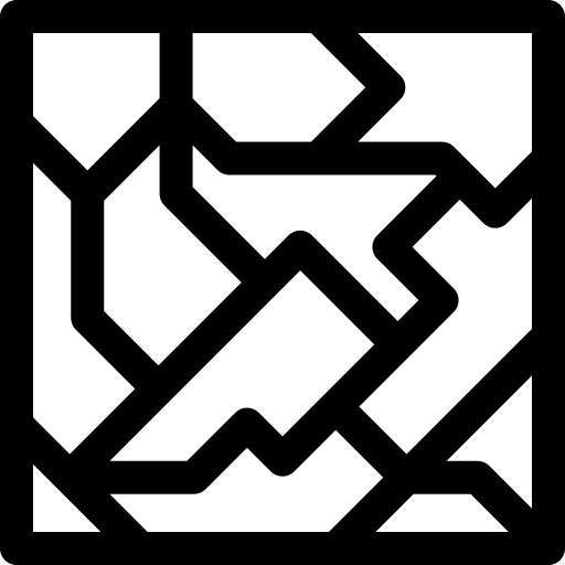 Rachaduras Basic Rounded Lineal Ícone