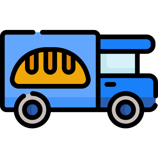 camion di cibo Special Lineal color icona