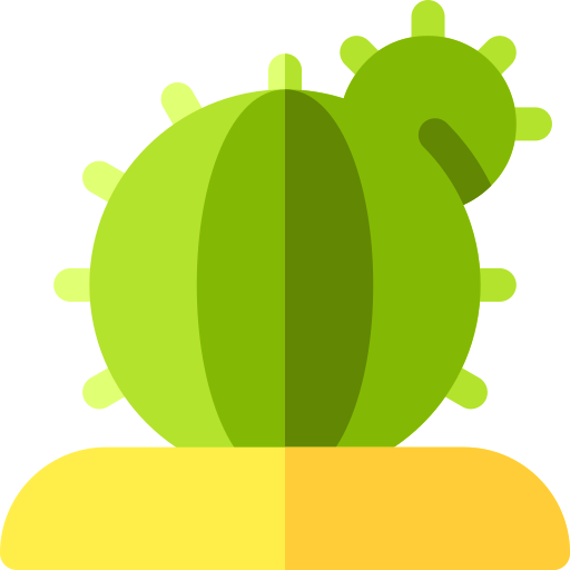 Cactus Basic Rounded Flat icono