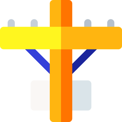 電柱 Basic Rounded Flat icon