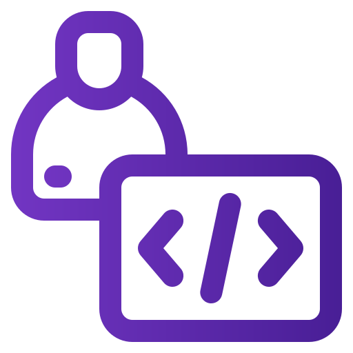 Programming Generic gradient outline ikon