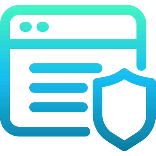 la seguridad cibernética Generic gradient outline icono