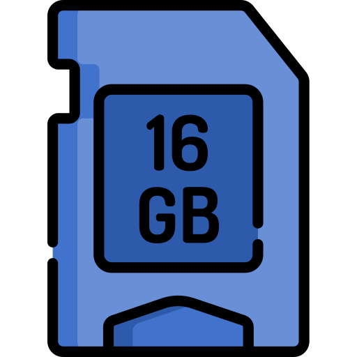 Memory card Special Lineal color icon