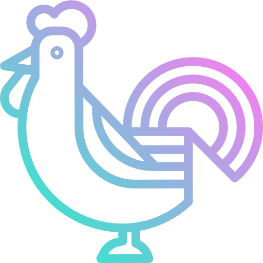 Chicken photo3idea_studio Gradient icon