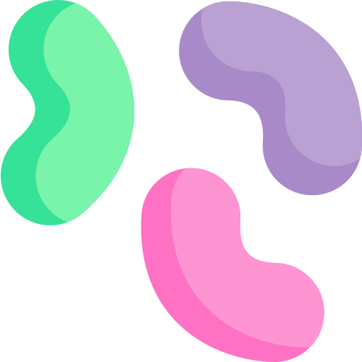 Jelly beans Special Flat icon