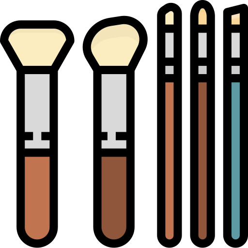 Brushes photo3idea_studio Lineal Color icon