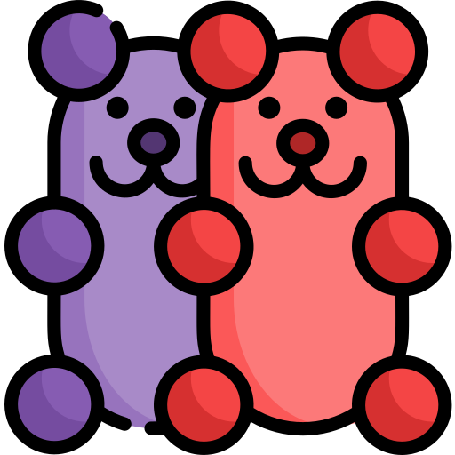 젤리 곰 Special Lineal color icon