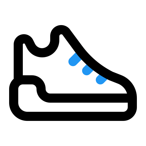 Running shoe Generic color outline icon