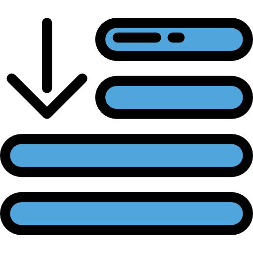 Order Detailed Rounded Lineal color icon