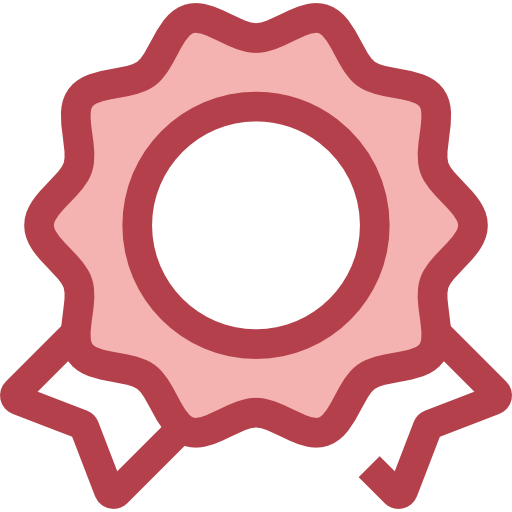 Award Monochrome Red icon