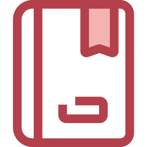 buch Monochrome Red icon