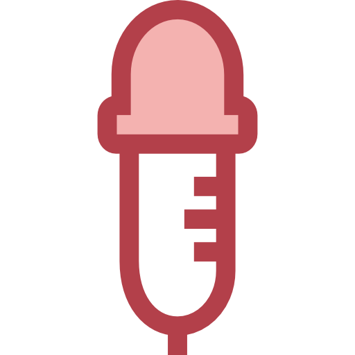 Pipette Monochrome Red icon