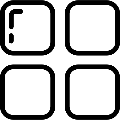 aplikacje Detailed Rounded Lineal ikona