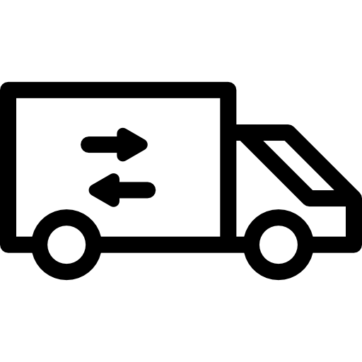 Грузовая машина Detailed Rounded Lineal иконка