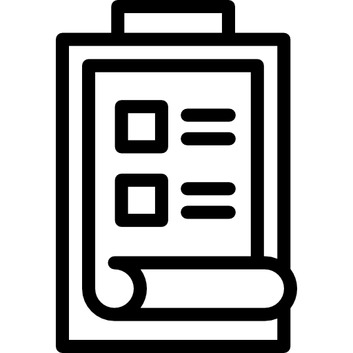 시트 Detailed Rounded Lineal icon