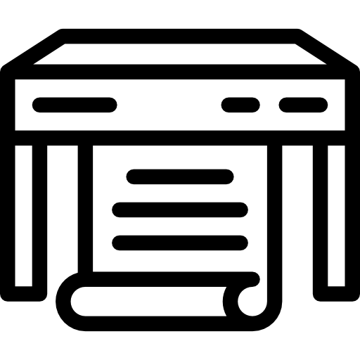 プロッター Detailed Rounded Lineal icon