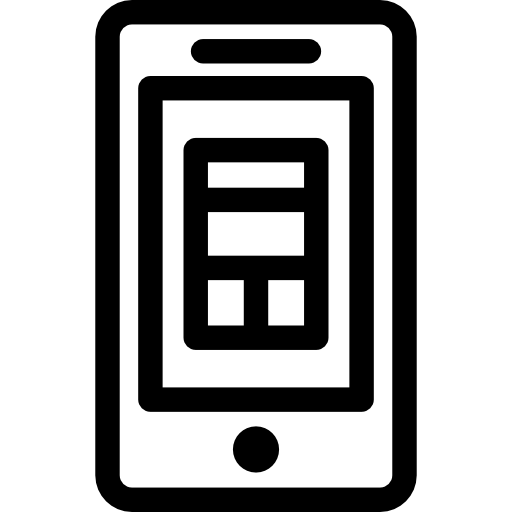 teléfono inteligente  icono