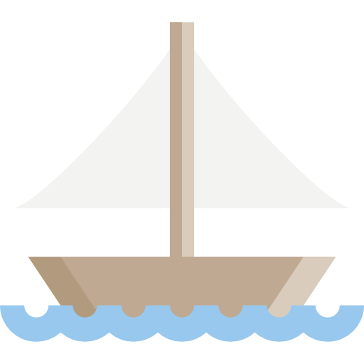 Boat Basic Straight Flat icon