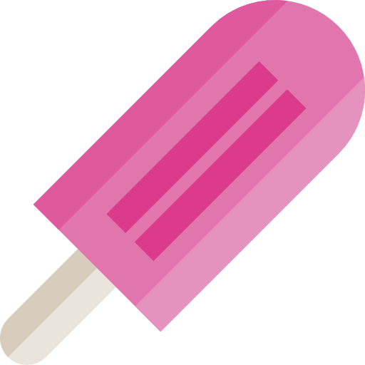 crème glacée Basic Straight Flat Icône