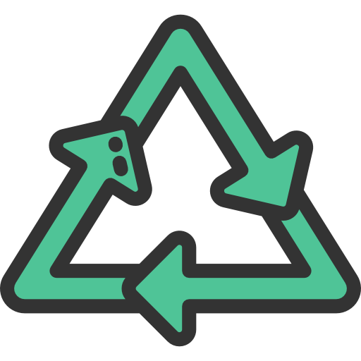 リサイクル Detailed Rounded Lineal color icon