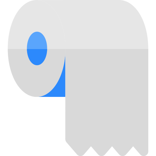 トイレットペーパー Basic Rounded Flat icon