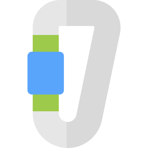 karabińczyk Basic Rounded Flat ikona