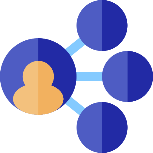 Participación Basic Straight Flat icono