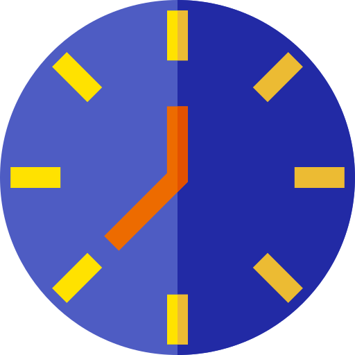 Reloj de pared Basic Straight Flat icono