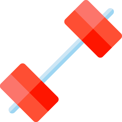 Barbell Basic Rounded Flat icon