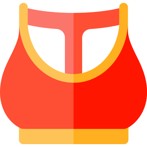 ブラジャー Basic Rounded Flat icon